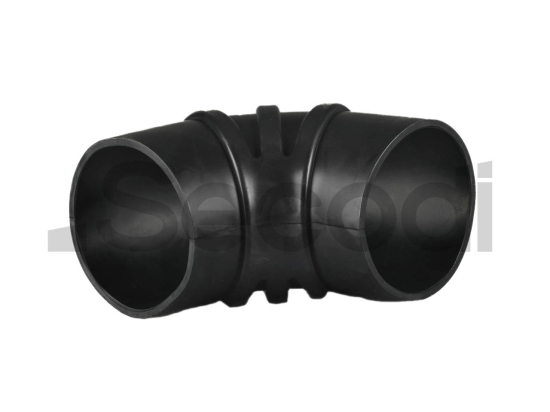 COUDE 90 DEGRES CAOUTCHOUC 5 PO (127 MM) H155.4MM RAYON 114MM